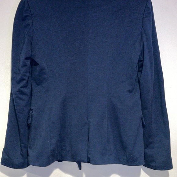 Forever 21 Navy Knit Blazer Large - Picture 7 of 10